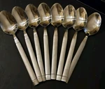 Faberware FRW80 Tablespoons 8" Lines Heel & Tip Satin Stainless. Fixed Price $9.99.