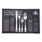Disney Parks 24 Piece Flatware Set Icon Mickey Mouse Silverware Finish New. Fixed Price $72.95.