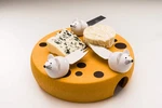 Mobi Cheese Serving Board Tray With Motif Handles. Charcuterie.... Fixed Price $60.14.