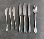 Wmf Cromargan Finesse Butter Dinner Knife Fork Germany Stainless Steel. Fixed Price $89.00.