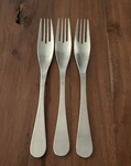 Cambridge CBS208 Dinner Forks 1/8" Modern Satin Stainless Set Of 3. Fixed Price $39.00.