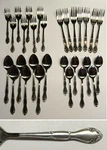 Regal RLS5 Stainless Flatware Floral Scroll Edge Korea - Of Choice. Fixed Price $20.00.