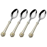 Wallace Napoleon Bee Gold Accent 18/10 Stainless Steel Teaspoon (set Of Four). Fixed Price $27.99.