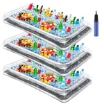 Glimin 3 Pcs Inflatable Serving Bar Salad Ice Tray Food Drink Candy Buffet Co.... Fixed Price $36.19.