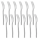 Tasting Cocktail Forks 12PIECE Stainless Steel Fruit. Fixed Price $16.25.
