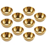 Doitool Stainless Steel Sauce Dishes 3.15 Inch Round Spice Plates Mini Serving B. Fixed Price $28.37.