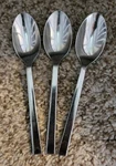 3 X Oneida B449STSF Chefs Table Satin Teaspoons. Fixed Price $12.00.