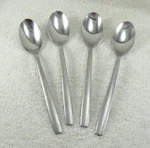 CBS104 Soup Spoon Lot Of Cambridge Satin Stainless Flatware. Fixed Price $22.22.