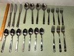Stanley Roberts SRB8 Stainless Semi Circles Glossy Set Of 21 Pieces. Fixed Price $34.85.