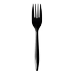 Boardwalk Mediumweight Polypropylene Cutlery, Fork, Plastic, Black, 1,000/CARTON. Fixed Price $19.74.