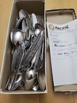 Interpur Stainless Steel Silverware Lot INR18. Fixed Price $250.00.