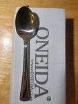Oneida Needlepoint Teaspoon (3 Dozen) 2544STSF. Fixed Price $30.00.
