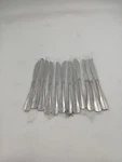 Winco Stainless Steel Dinner Knives Set Of 12 Silver Flatware Smooth Modern. Fixed Price $18.95.