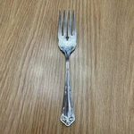 6.5 Wm Rogers & Son Aa Antique Silverplate Pierced Salad Fork Vigne Pattern. Fixed Price $12.99.