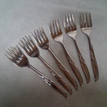 Armack AMK9 Salad Forks Stainless Steel 6" Scroll Handle. Fixed Price $19.95.