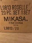 20 Pc Starter Set Petite Mikasa Bone Roselle L9813 (new Never Used!!!). Fixed Price $400.00.