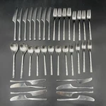 Dansk Parallel Diamond Stainless Flatware Korea Fork Spoon Knife You Choose. Fixed Price $70.00.