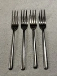 Hampton Style Stainless Flatware Set 4 Dinner Forks 8 Replacement Silverware. Fixed Price $20.99.