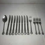 Farberware Stainless Forks,spoons & Knives Silverware Flatware Lot Of 13 FRW79. Fixed Price $40.00.