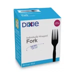 Grab'n Go Black Wrapped Disposable Polystyrene Forks, 90/BOX, 6 Box/carton. Fixed Price $67.25.