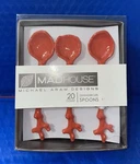 Michael Aram Madhouse 20 Count Mini Spoons Orange & Coral Shape Nwt. Fixed Price $34.99.