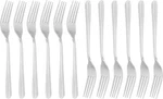 Heavy Duty Dinner 18/0 Stainless Steel Salad Table Set Of 12 Flatware. Fixed Price $14.99.