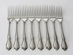 Chateau Stainless Flatware 8 Dinner Forks Oneidacraft Deluxe Glossy. Fixed Price $49.95.