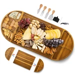 Nagawood Extra Large Charcuterie Boards, 30'' 13'' Acacia Cheese Pa.... Fixed Price $45.75.