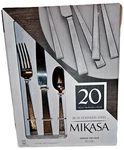 Mikasa Kyler 20PC Serving Set For 4 New Box 18/10 Ss. Fixed Price $55.00.