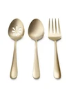 Kitchinox Alton Bay Gold Satin Serving Set 3 Piece. Fixed Price $15.50.