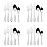 Wallace Continental Classic 18/10 Stainless 20PC Flatware Set (service For Four). Fixed Price $79.99.