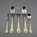 Oneida Stainless Golden Mandolina 5PC Serving Set N/o. Fixed Price $39.99.