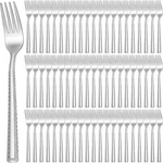 Minatee 100 Pieces Metal Forks Set Bulk 6.7 Inches Stainless Steel Dinner. Fixed Price $36.10.
