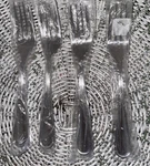 4 Acopa Edgeworth 18/8 Stainless Steel Heavy Weight Solid Forks Flatware. Fixed Price $29.99.