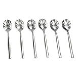 Idomy 12-PIECE Stainless Steel Shell Shape Sugar Spoon Silver. Fixed Price $21.32.