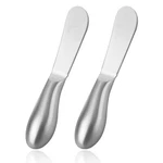 2 Pcs Butter Knife Little Cheese Spreader Knives Stainless Steel Kni.... Fixed Price $10.63.