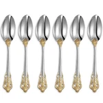 Keawell Luxurious 5.1-INCH Espresso Spoons Set 6 Pieces Mini Coffee Spoon.... Fixed Price $30.26.