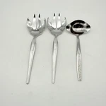 Vintage Royalton RLN8 Pattern Mcm Stainless 2 Salad Serving Fork & Ladle. Fixed Price $25.50.