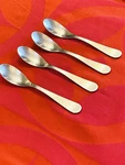 Cambridge CBS208 Modern Heavy Satin 4- Teaspoons 7". Fixed Price $60.00.