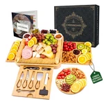 Beautlohas. Bamboo Charcuterie Board Gift Set Large Cheese With Hidde.... Fixed Price $102.97.