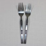 Lifetime Cutlery LCU55 Dinner Forks Stainless Flatware Korea Set Of 2. Fixed Price $7.99.