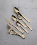 Ornative Alicja 42 Piece Flatware Set With Wire Caddy, Service For 8. Fixed Price $40.00.