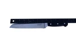 Five Star Gourmet Serrated Bread Knife Black Handle Kitchen Tool Cutlery 14 Inch. Fixed Price $10.99.