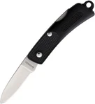 Schrade Imperial Folding Knife 1.5" Stainless Steel Blade Black Plastic Handle. Fixed Price $9.89.