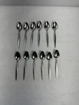 Oneida Community Stainless Flatware Tea Spoon Vintage 12 Pieces. Fixed Price $39.00.