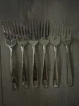 6 Pcs Oneida Usa Stainless Silverware OHS293 Salad Forks. Fixed Price $49.99.