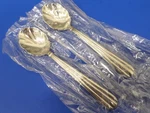 2 - Oneida Unity Glossy 18/8 Stainless Usa Flatware 6 1/8" Sugar Spoons New!!. Fixed Price $11.96.