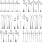 40 Silverware Set Service For 8,PREMIUM Stainless Pieces,. Fixed Price $32.84.
