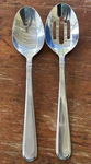 Cambridge Stainless, Rosalind, Glossy Set Of 2 -1 Serving Spoon Slotted. Fixed Price $14.99.