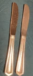 Vintage Oneida OHS131 Plate Usa 2 Dessert Knives 7 Silverware Flatware. Fixed Price $12.00.